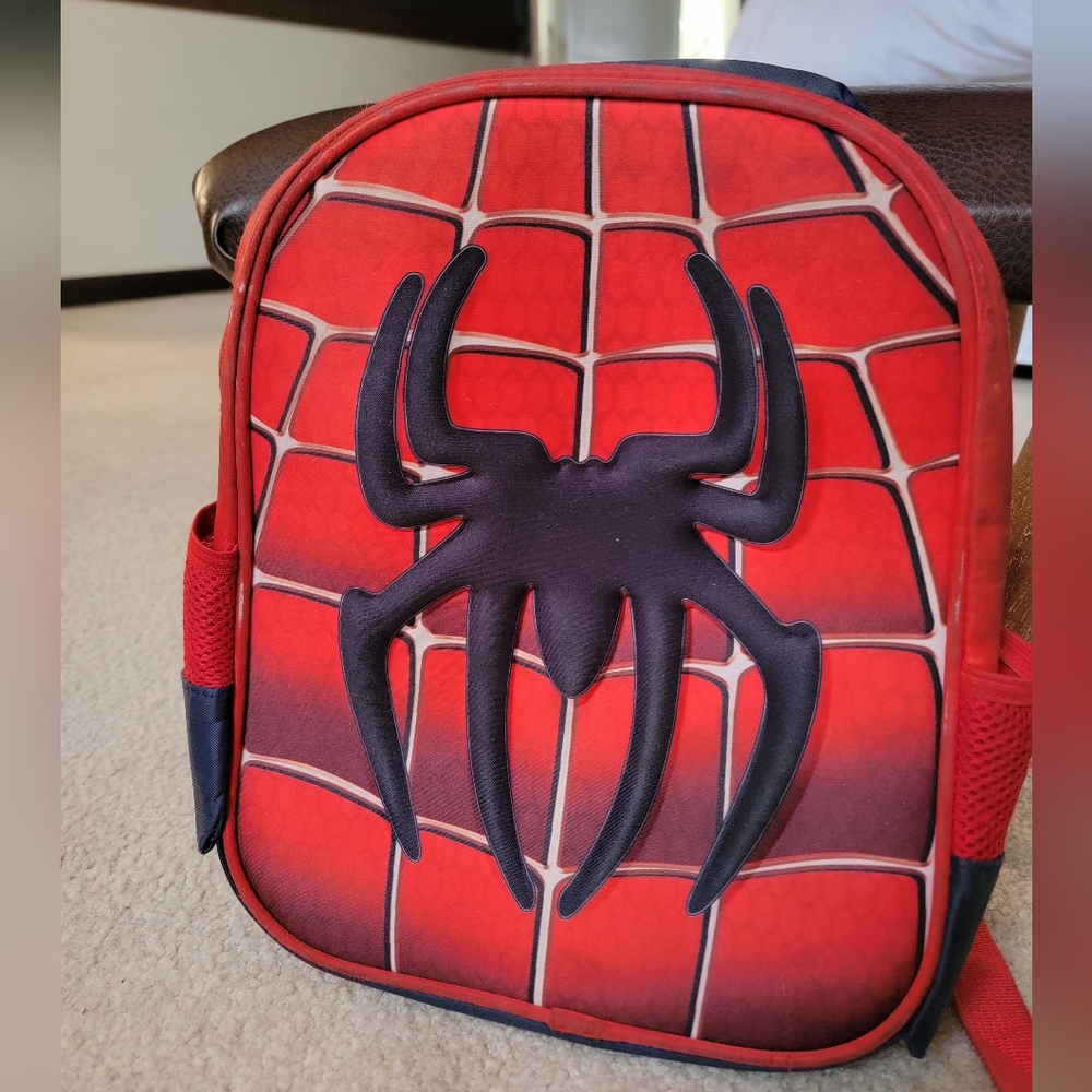Small Spider-Man Red Backpack